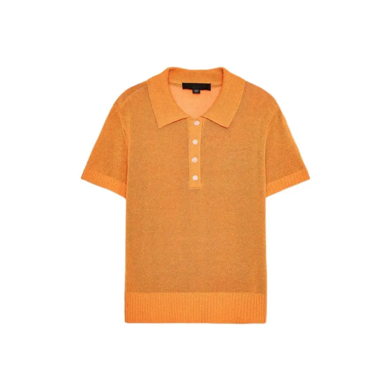 ZARA Polo Shirts Women's Orange-0