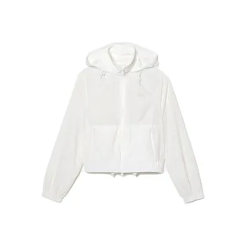 LACOSTE Jackets Coats Women's Gray White