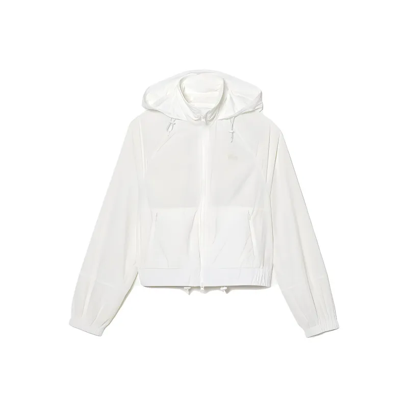 LACOSTE Jackets Coats Women's Gray White-0