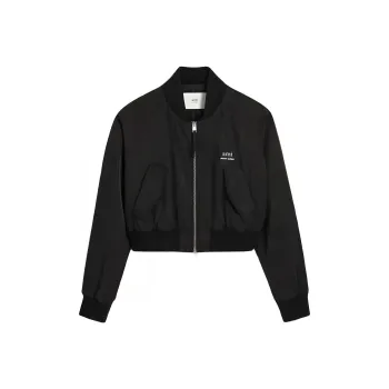 AMIPARIS Paris Ami Alexandre Mattiussi Zipped Bomber Jacket