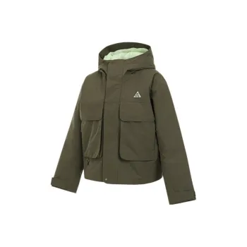 Nike Storm FIT Jackets Coats Women's Medium Olive Green/Extremely Light Firefly Yellow/Medium Olive Green/Peak White