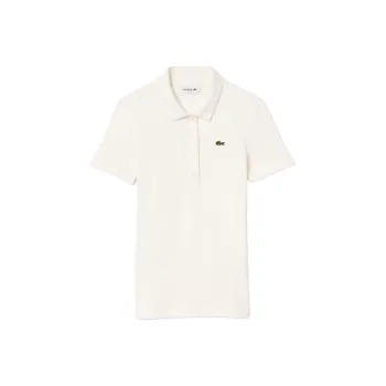 LACOSTE Polo Shirt Women's White