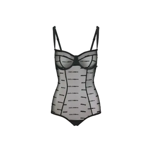 Skims DOLCE&GABBANA Collaboration Bodysuits Women's ONYX/Onyx