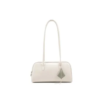 LA FESTIN Split Cow Leather With Synthetic Leather Baguette Underarm Shoulder Bag Women's Multicolor