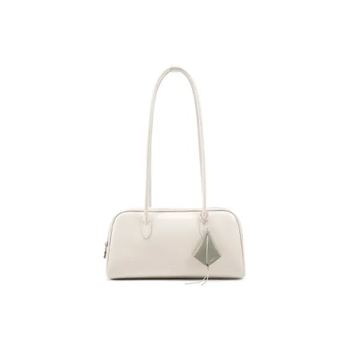 LA FESTIN Split Cow Leather With Synthetic Leather Baguette Underarm Shoulder Bag Women's Multicolor