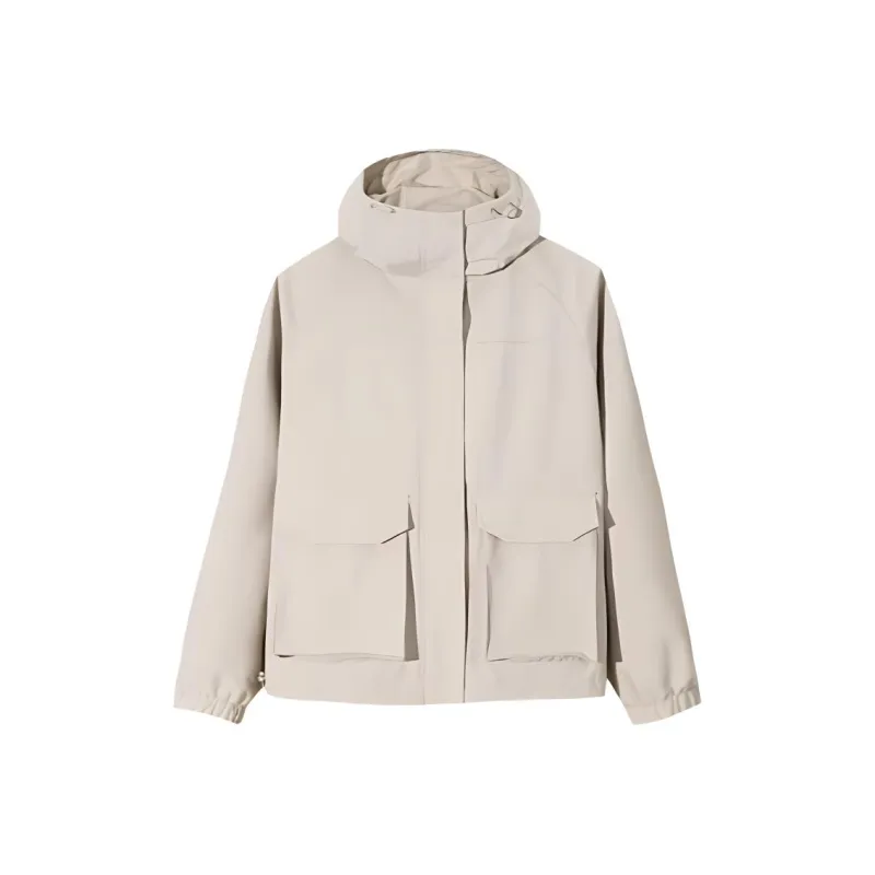 CHAOJIANTA Jackets & Coats Women's Plain Serene Gray-0