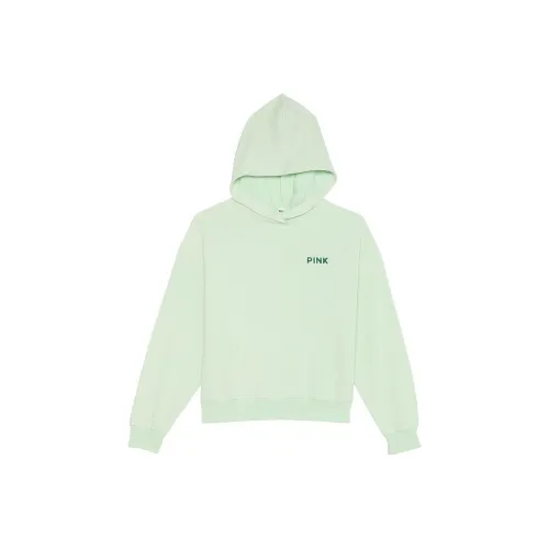 Victoria's Secret PINK Ivy Fleece Campus Hoodie/Mint Aspen Sweatshirt Women's Mint Aspen