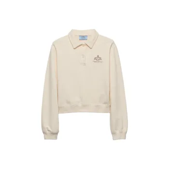 PRADA FW24 Polo Shirt Women's Beige