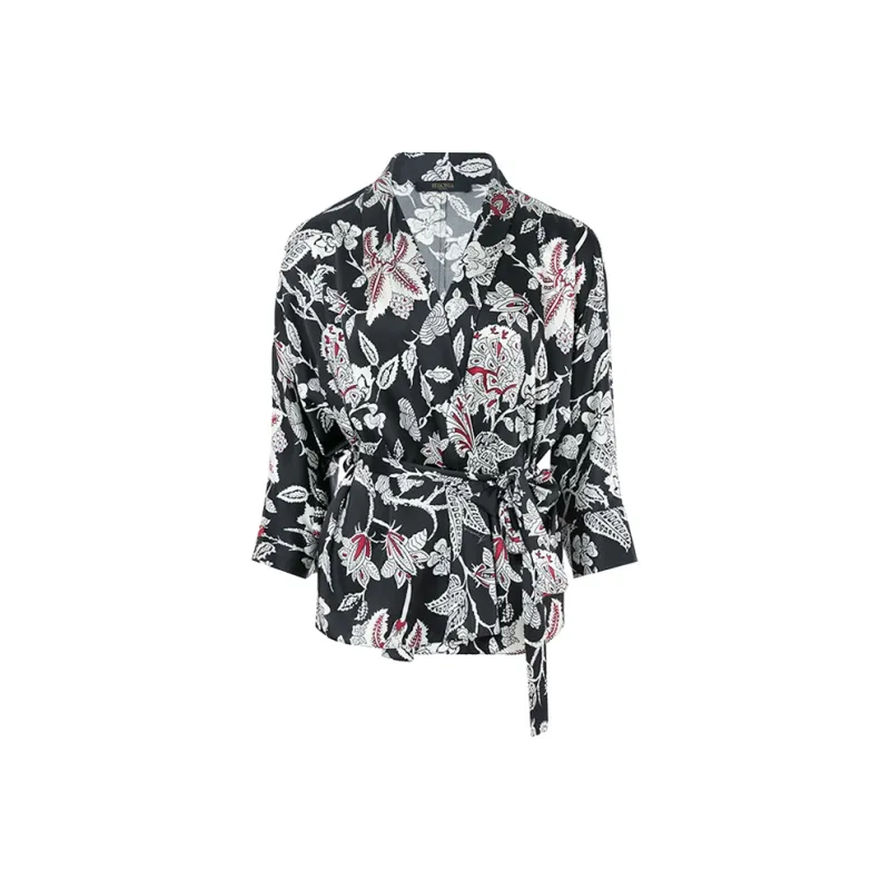 BESIONIA SS25 Shirt Women's Black Pattern-0