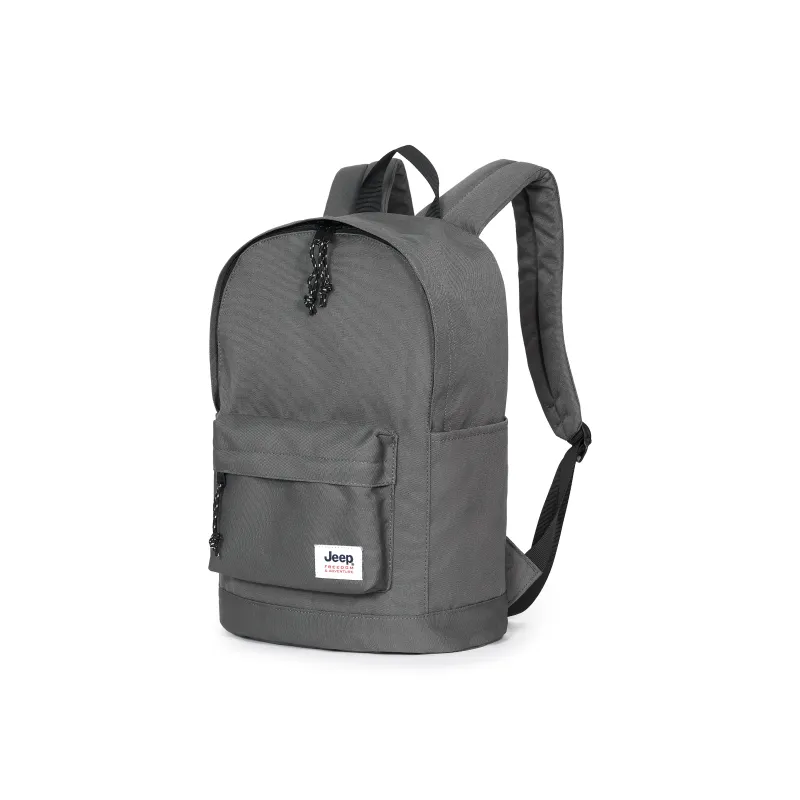 Jeep Nylon Large Capacity Versatile Commute Travel Laptop Backpack, Regular Size Unisex Grey/navy/khaki-1