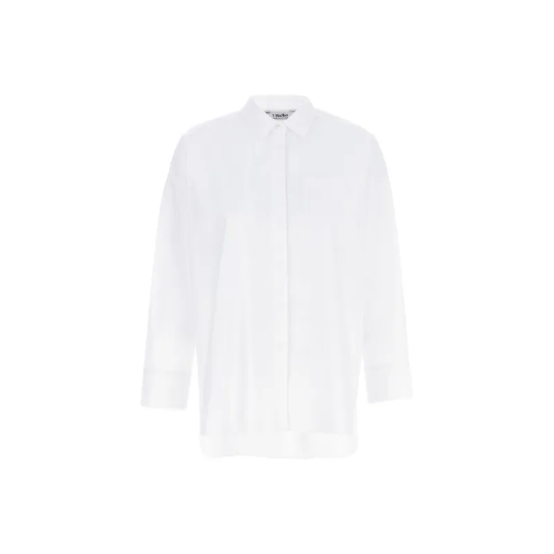 'S MAX MARA Gerona Button Up Long Sleeved Top-0