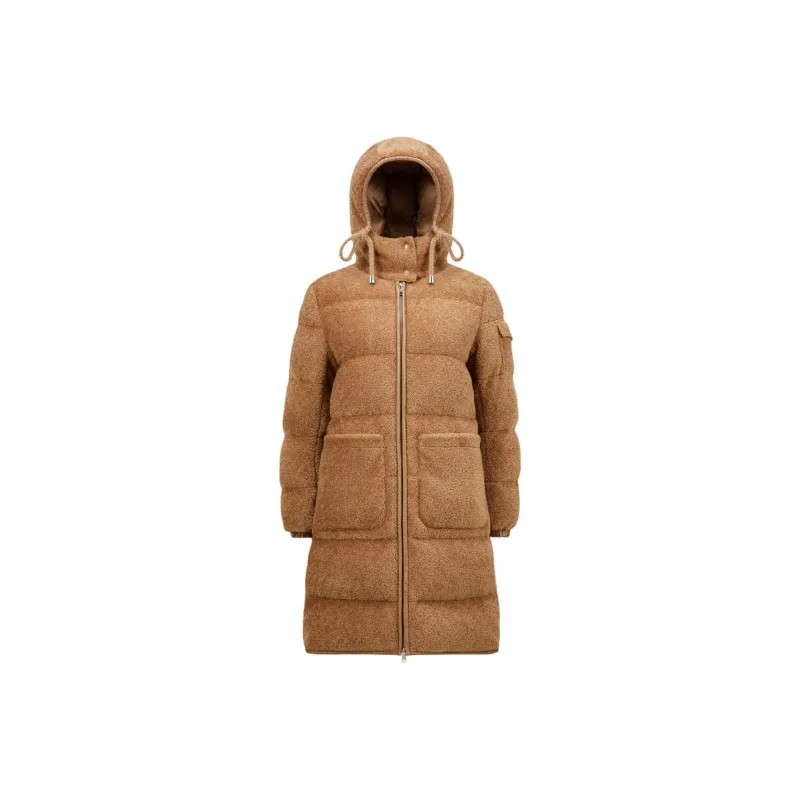 Moncler Belcastel Teddy Long Down Coat-0