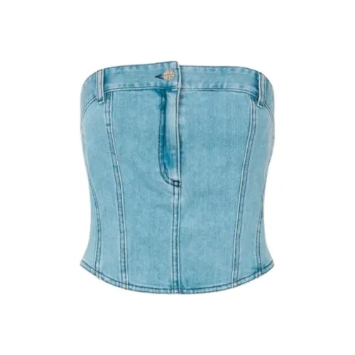 BAUM UND PFERDGARTEN Strapless Top Women's Blue