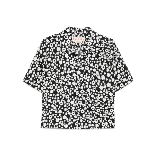 MARNI Pop Fields Motif Boxy Shirt