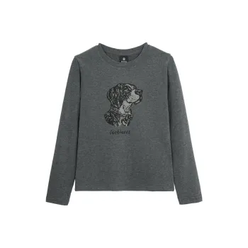 JESSYLINE T Shirts Women's Gray