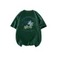 [100% cotton]Forest Green (Tf Puzzle Oil Paintings Chest Logo _Tf Puzzle Oil Paintings Back Logo)