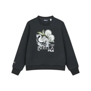 FILA x V&A LIANMINGKUAN Sweatshirt Women's Jet Black