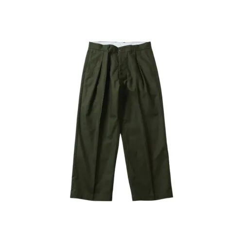 FREAK'S STORE Casual Pants Men's Olive Green