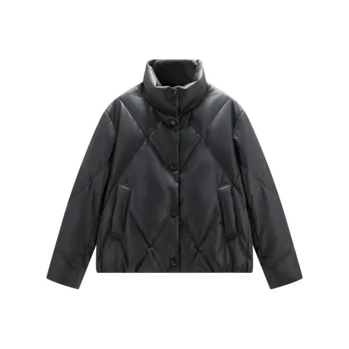 LEDIN Down Jackets LR-03-Logo Women's Black