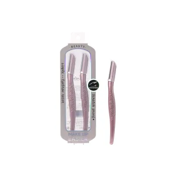 LMLTOP Type 2 Safety Scratch Resistant Injury Eyebrow Scissors 2 Pcs