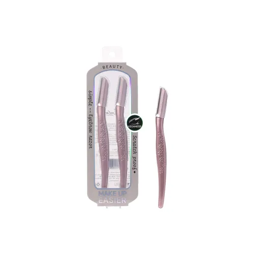 LMLTOP Type 2 Safety Scratch Resistant Injury Eyebrow Scissors 2 Pcs