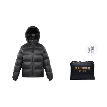 GOLDFARM Down Jacket Unisex Black