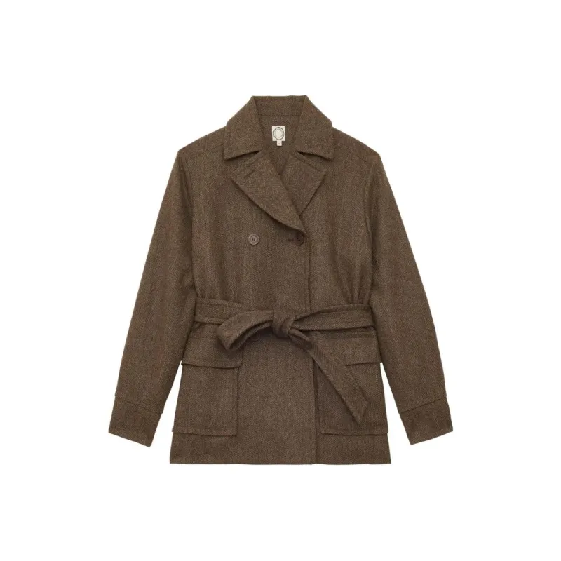 INES DE LA FRESSANGE Jackets & Coats Women's Brown-0