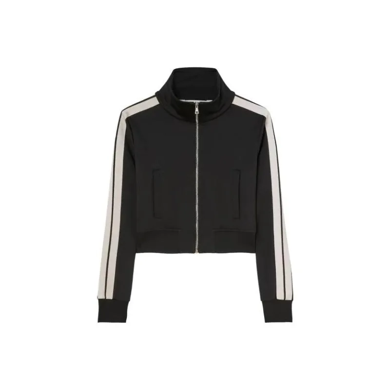 PALM ANGELS Side-Stripe High Neck Track Jacket-0