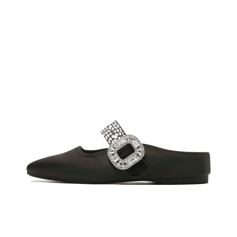 Bamiti Rubber Sole Slip Resistant Closed Toe Slippers Women's-5