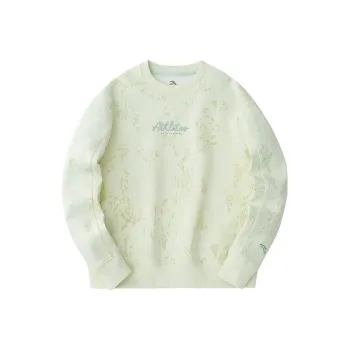 Anta Variety Training Collection Sweatshirt Women's Cactus Green/Full-Coverage Print