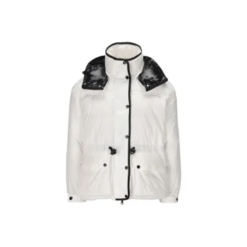 Moncler Buttoned Long-Sleeved Down Jacket