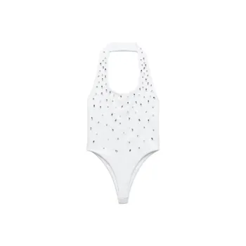ZARA Bodysuits Women's White