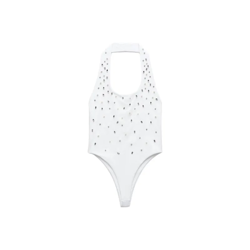 ZARA Bodysuits Women's White-0