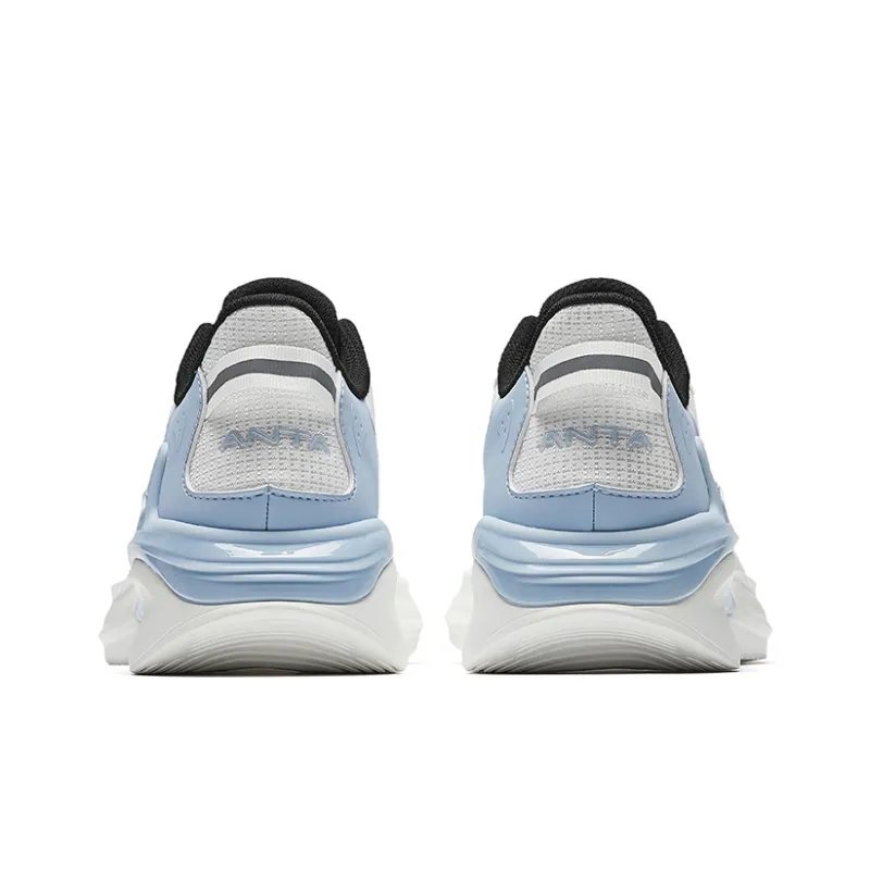 CHAOJIANTA Anti Slip Wear Resistant Low Top Casual Running Shoes Men's White Blue-3