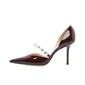 Jimmy Choo Slim Heel High Heels Women's Red