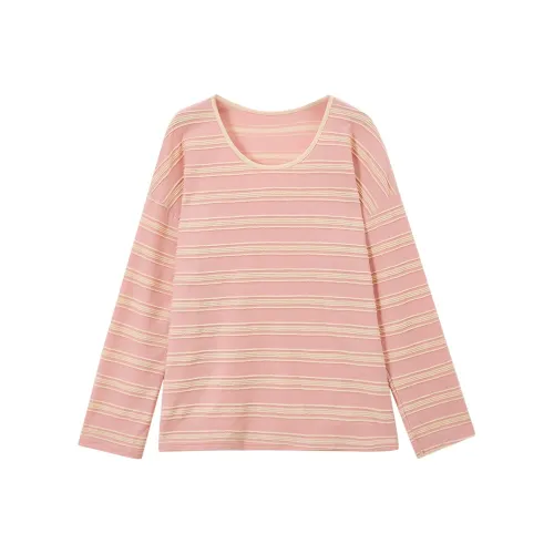 SUSANSAN T Shirt Women's Pink Apricot