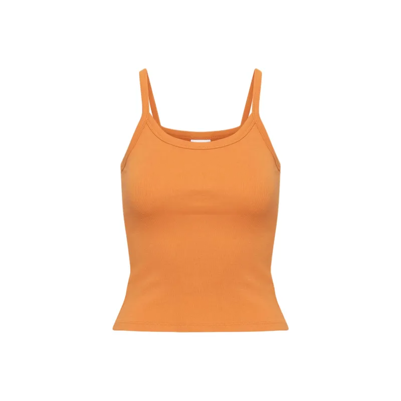 ARITZIA Tna HomeStretchTM Scoopneck Cami Tank Camisole Women's Sunstone Orange-0