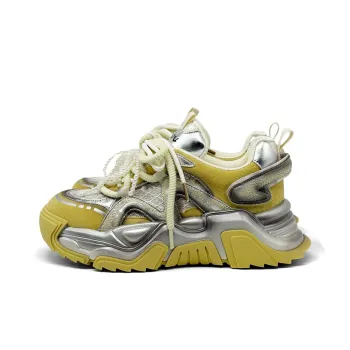 IG+GI Breathable Low Top Chunky Sneakers Women's