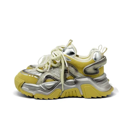 IG+GI Breathable Low Top Chunky Sneakers Women's