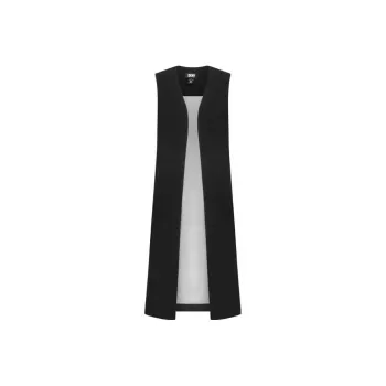 DKNY Sheer Long Vest Coat