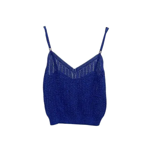 CHANEL Camisole Women's Navy Blue