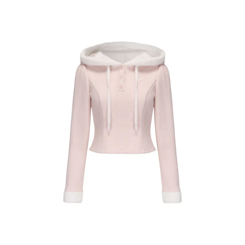 CHIWAWAMEME Sweatshirt Women's Ballet Pink-0