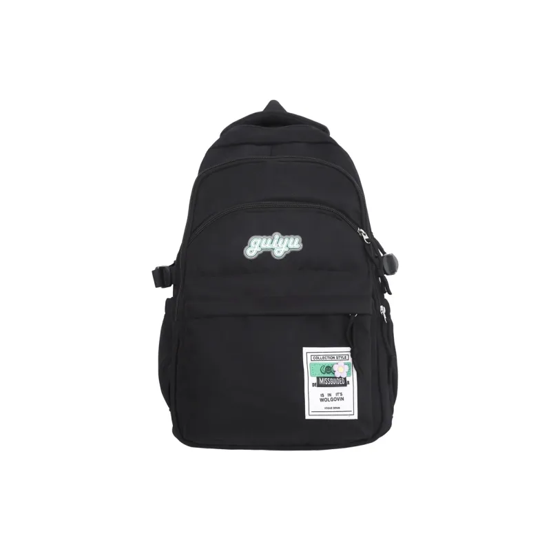 H YXIANG Nylon Backpack Women's Multicolor-0