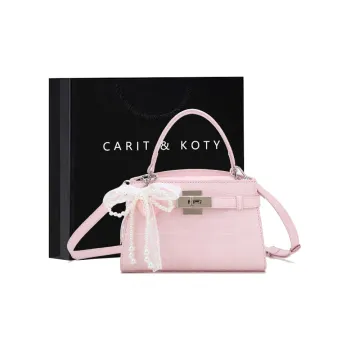 Carit&Koty Polyurethane Handbag Women's Pink