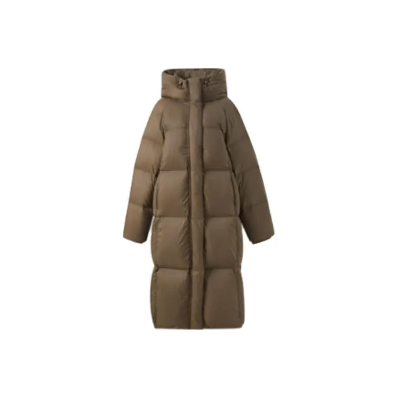 3COLOUR Down Jacket Women's Coffee-0