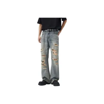 PANDA ADEVIL Jeans Unisex Vintage Blue
