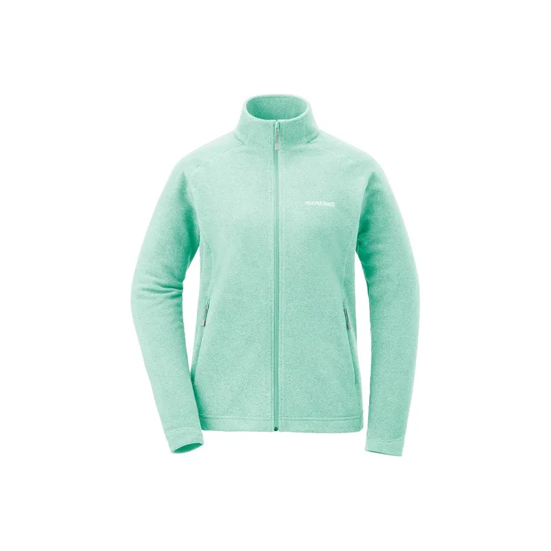 MONTBELL Cardigan Stand Collar Jacket Windbreaker Jacket Liner Fleece Women's-8
