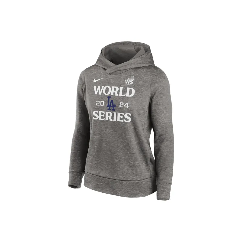 Nike x MLB Los Angeles DodgersTherma FW24 Series Authentic Collection Sweatshirt Women's Gray Heather-0