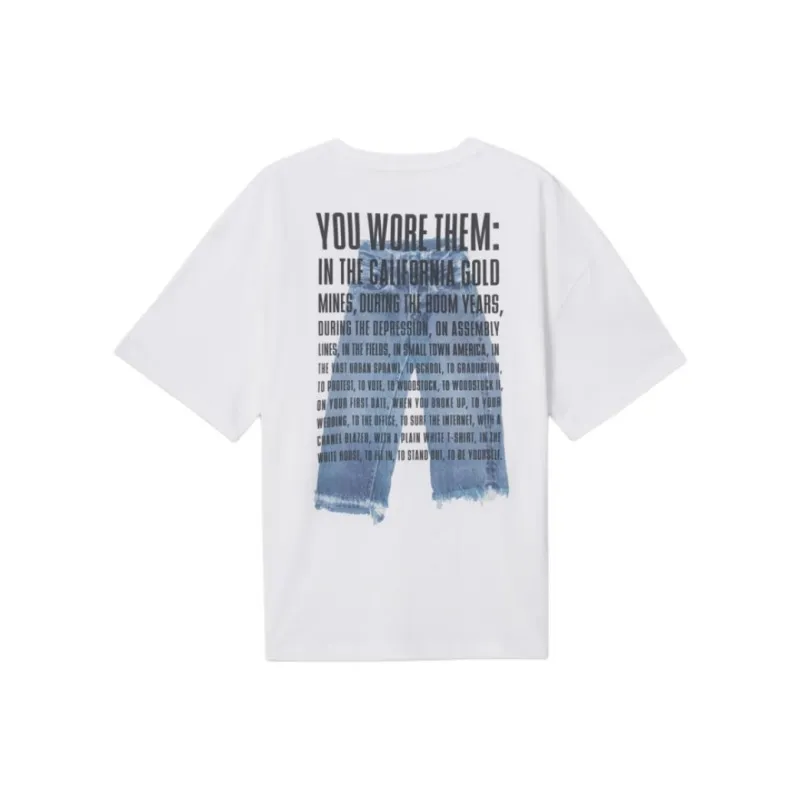 Levis T Shirts Men White-1