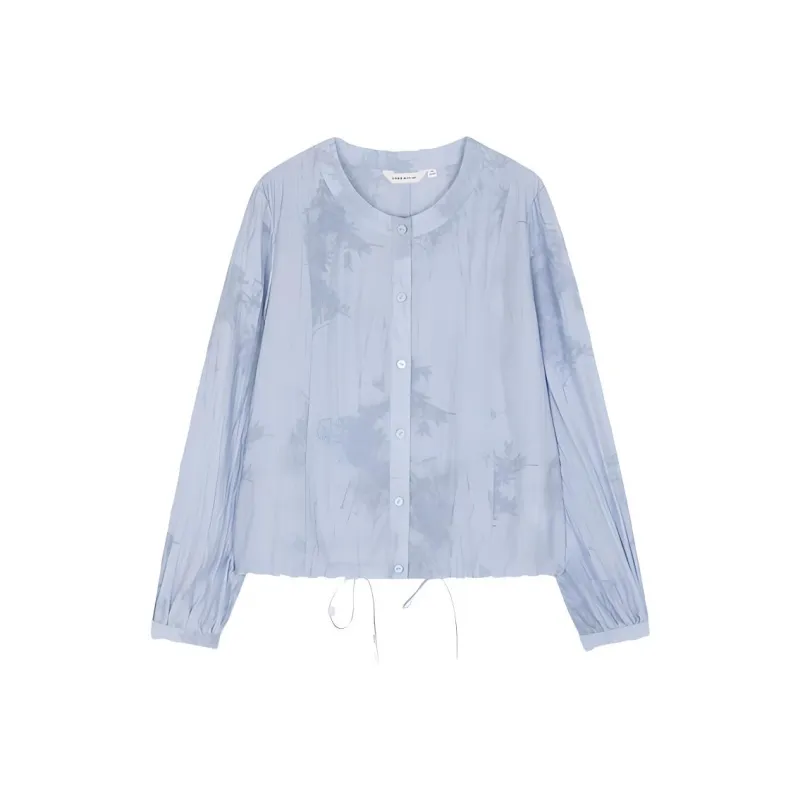 Mo Han Yi Mei Shirt Women's Blue-0